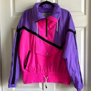 VTG NILS‎ Nylon Pullover Jacket / Pink Purple / SZ 12